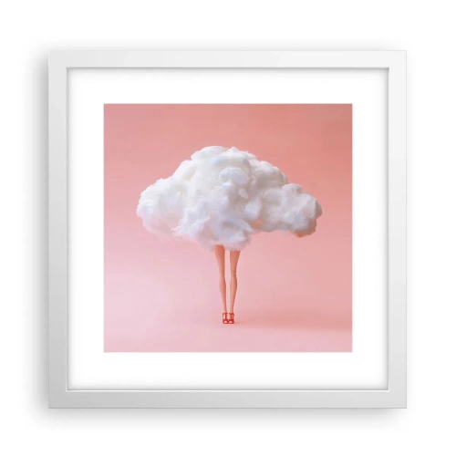 Plakát v bílém rámu - Sladký slib - 30x30 cm