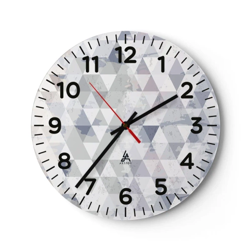 Nástěnné hodiny - V rytmu na tři - 40x40 cm