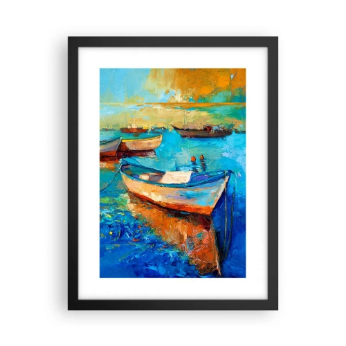 Plakát v černém rámu - V jižním zálivu - 30x40 cm
