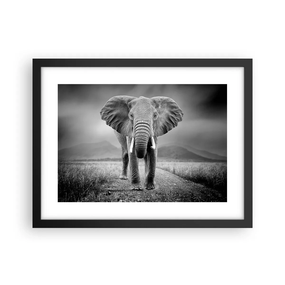 Plakát v černém rámu - Hostitel vítá - 40x30 cm