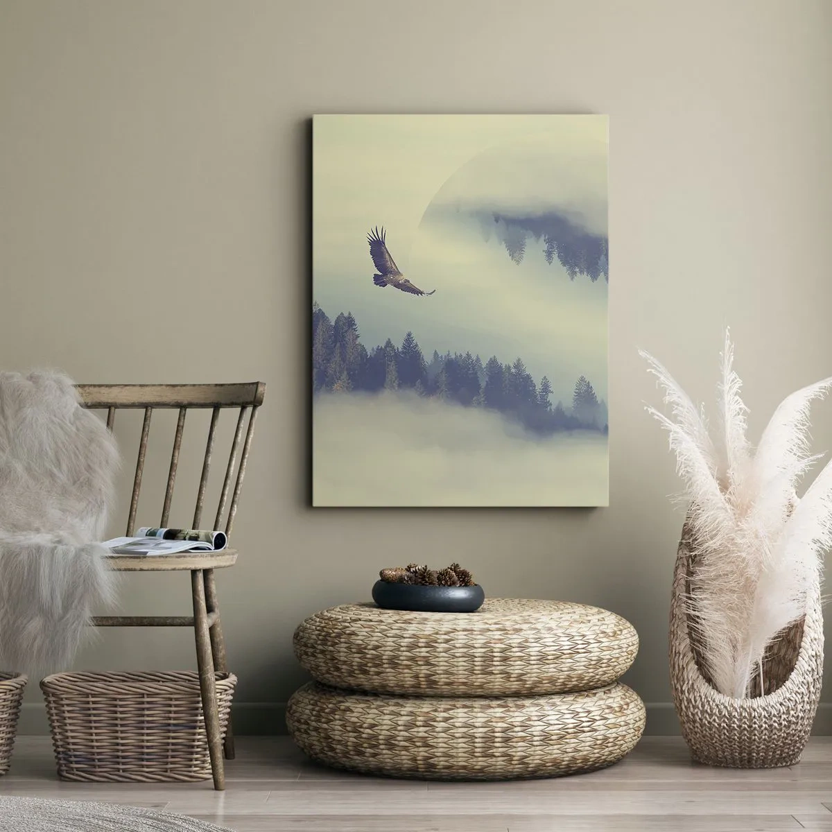 Obraz na plátně - Viděla jsem stín orla - 45x80 cm
