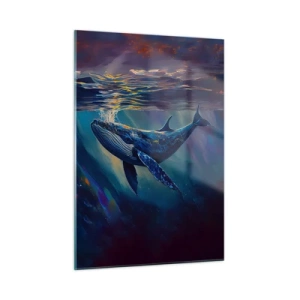 Obraz na skle - Vítej v mém světě - 50x70 cm