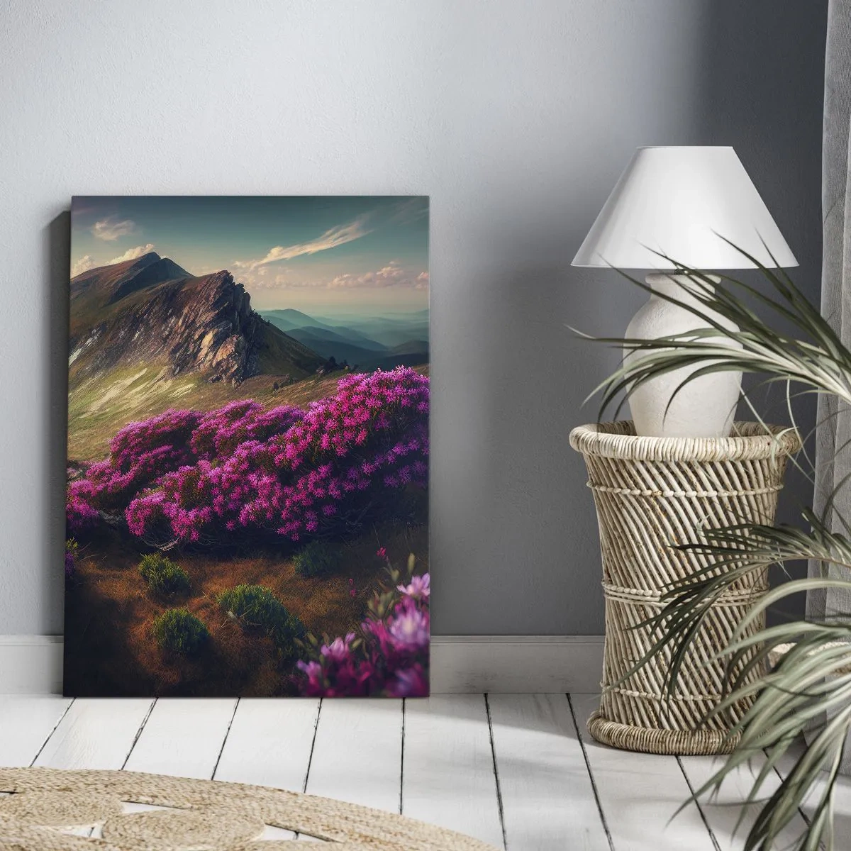 Obraz na plátně - Léto na horách - 55x100 cm