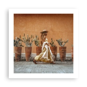 Plakát - V hippie stylu - 50x50 cm