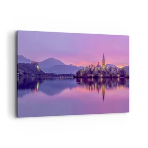 Obraz na plátně - Pohádkový ostrov za soumraku  - 100x70 cm