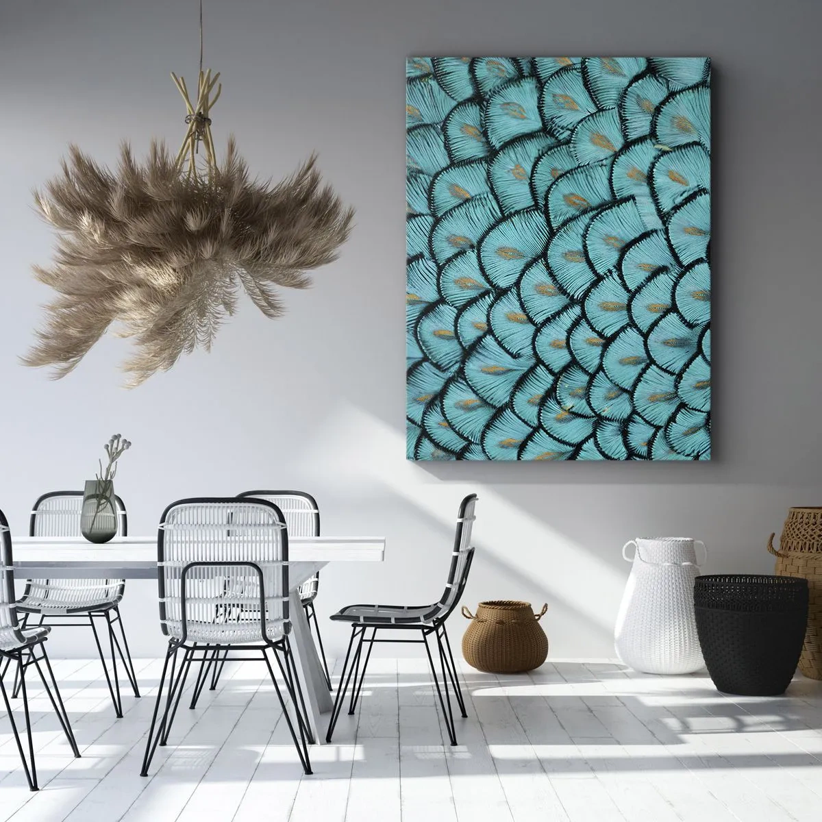 Obraz na plátně - Velká slavnost peří - 50x70 cm