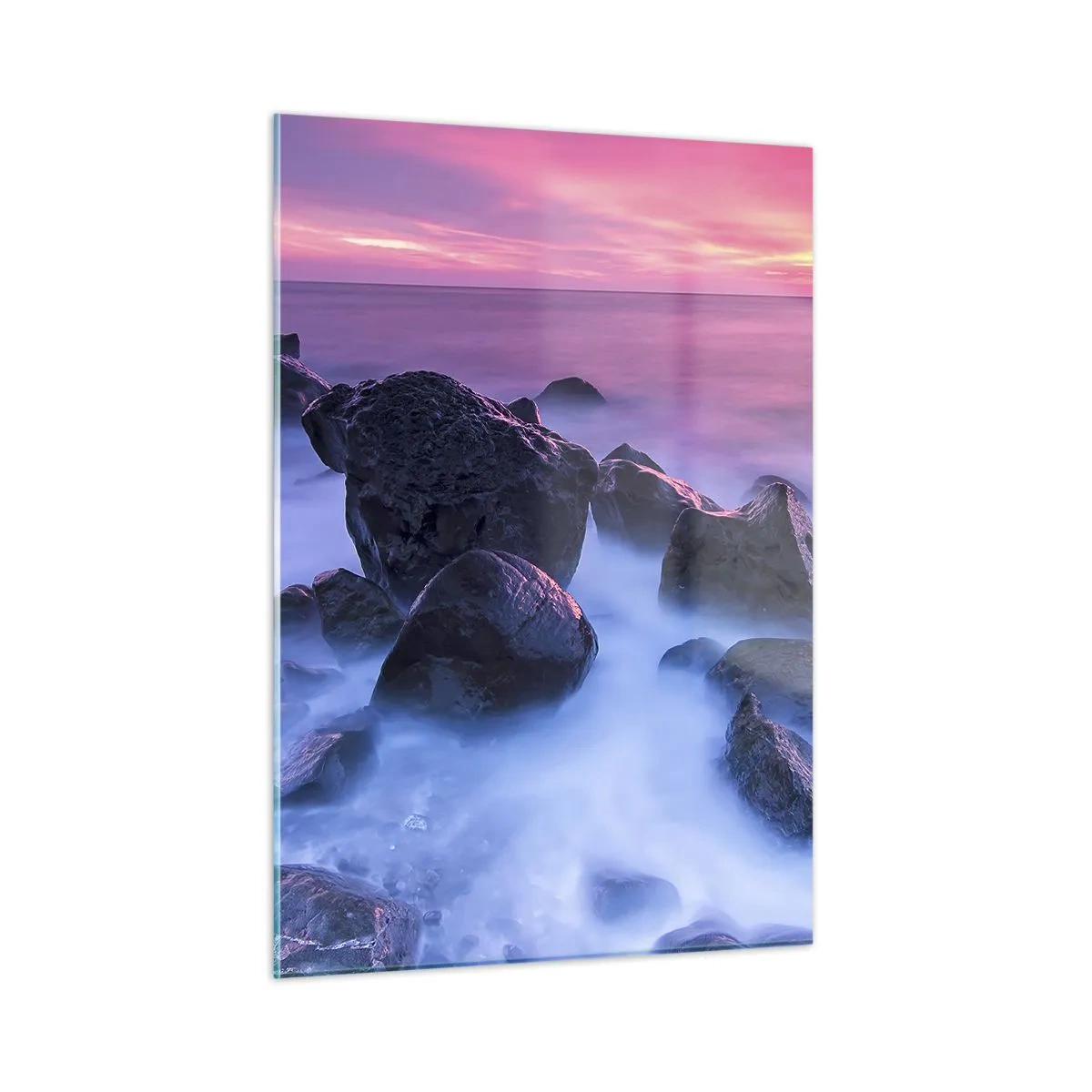 Obraz na skle - Narozeniny v lesku a v mlze - 50x70 cm