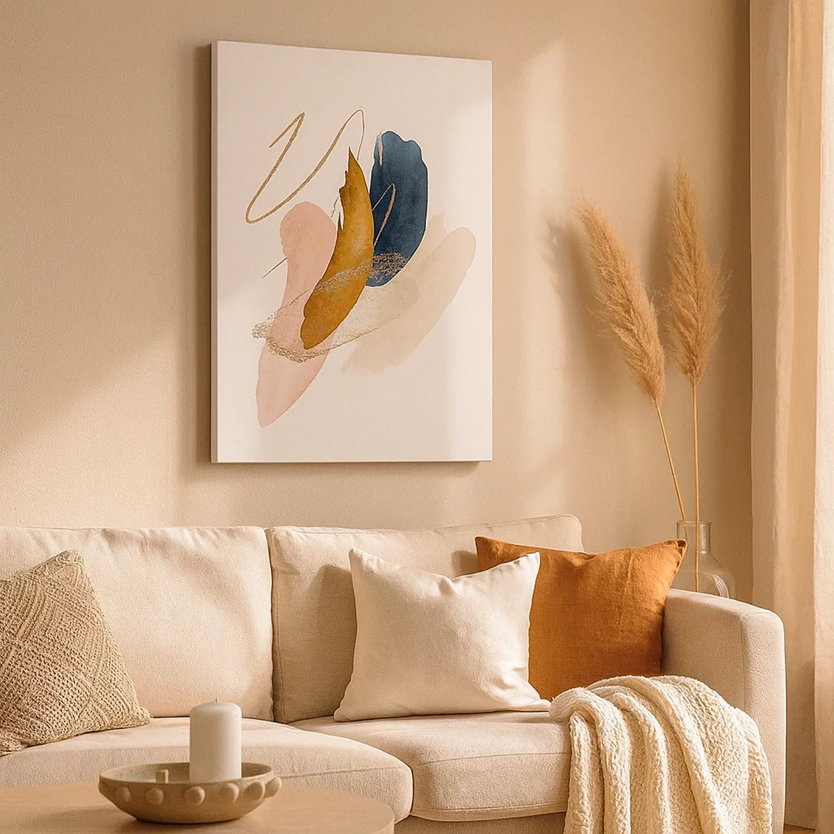 Obraz na plátně - Okřídlená kompozice - 50x70 cm