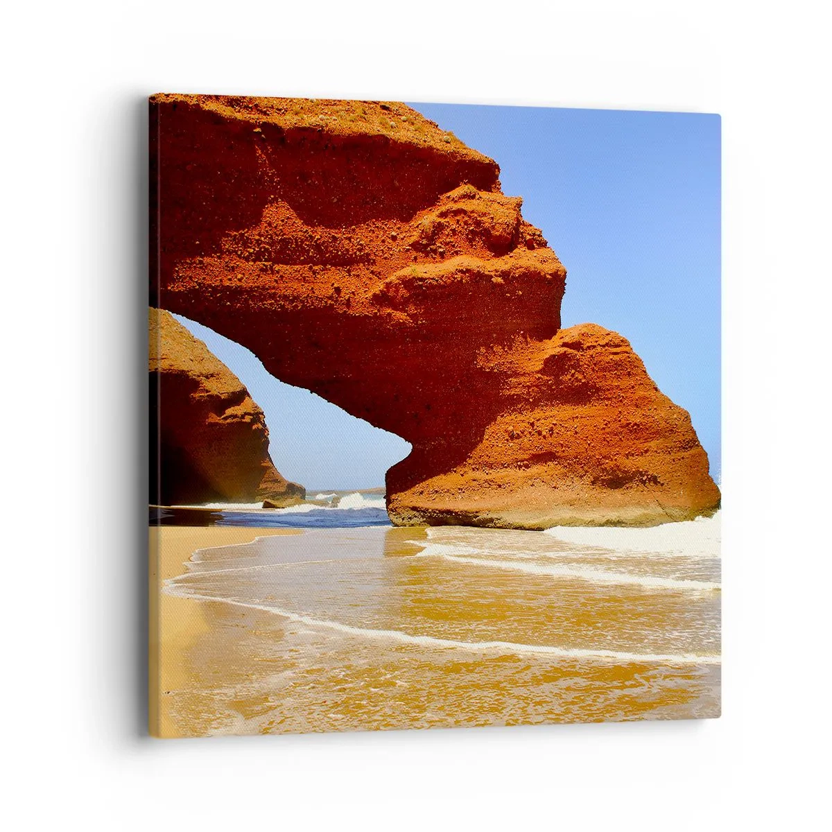 Obraz na plátně - Voda a vítr po tisíce let - 40x40 cm