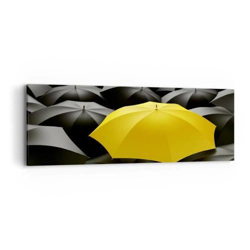 Obraz na plátně - Sbohem smutku - 90x30 cm