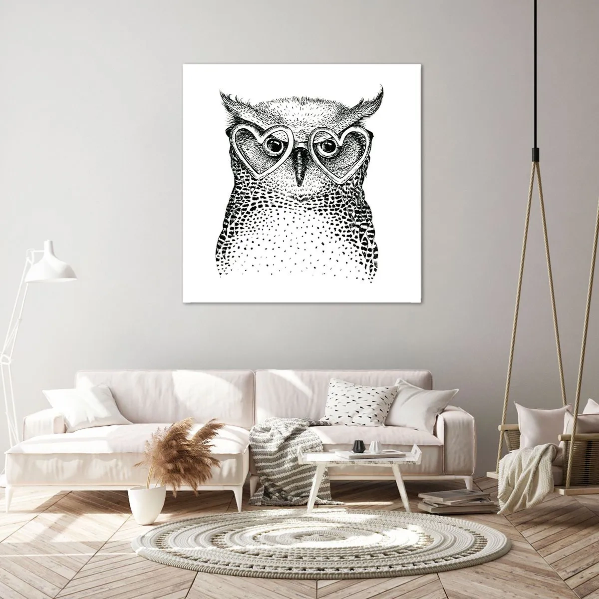 Obraz na plátně - Moudře a s láskou - 70x70 cm