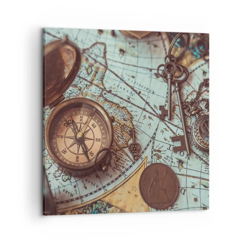 Obraz na plátně - Pro dobrodruha - 50x50 cm