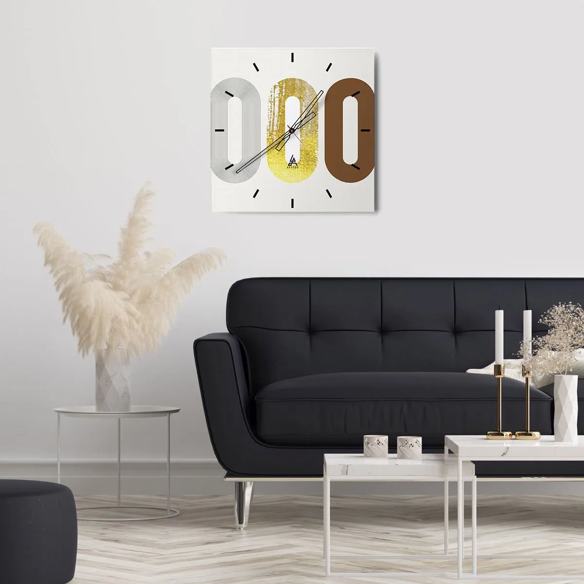 Nástěnné hodiny - Ooo! - 30x30 cm