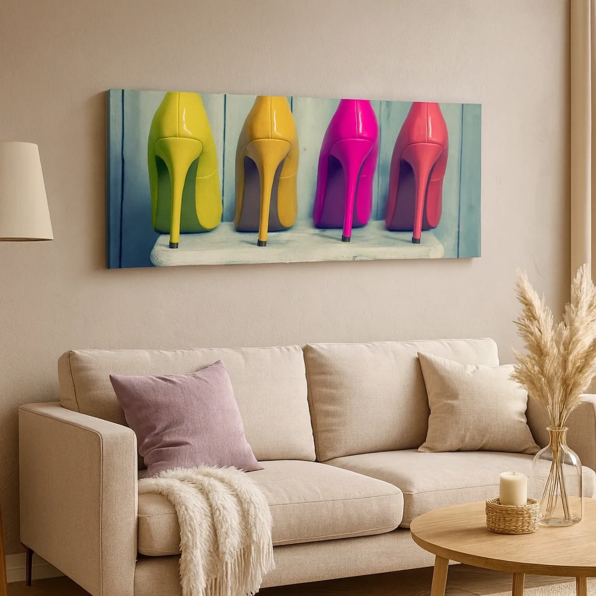 Obraz na plátně - Procházkou po duze - 30x30 cm