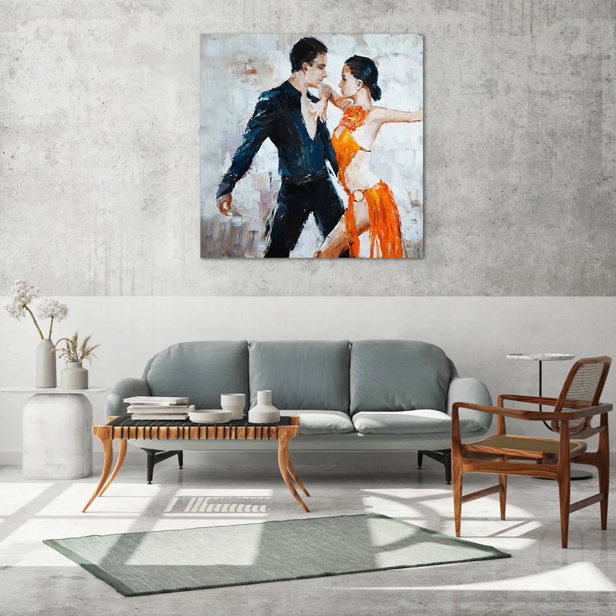 Obraz na skle - Dirty dancing - 50x50 cm