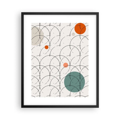 Plakát v černém rámu - V duchu pop-artu - 40x50 cm