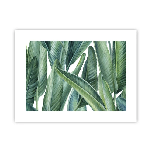 Plakát - Prostě zelená - 40x30 cm