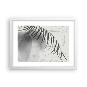 Plakát v bílém rámu - Subtilní exotika přírody - 40x30 cm