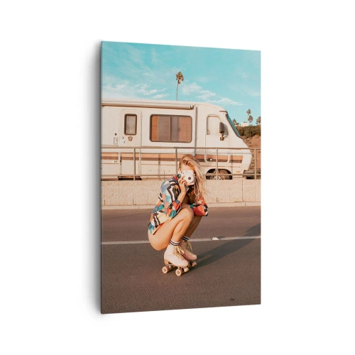 Obraz na plátně - Usmějte se! - 80x120 cm