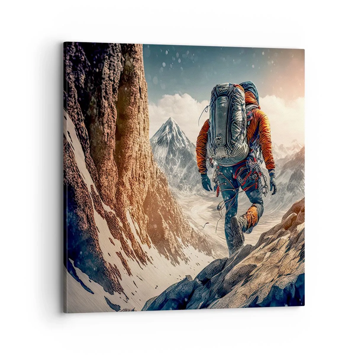 Obraz na plátně - Osamělý bojovník - 70x70 cm
