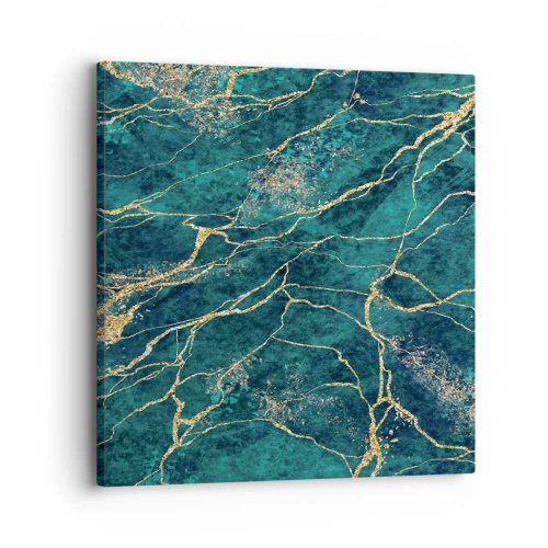 Obraz na plátně - Zlatá žíla - 30x30 cm