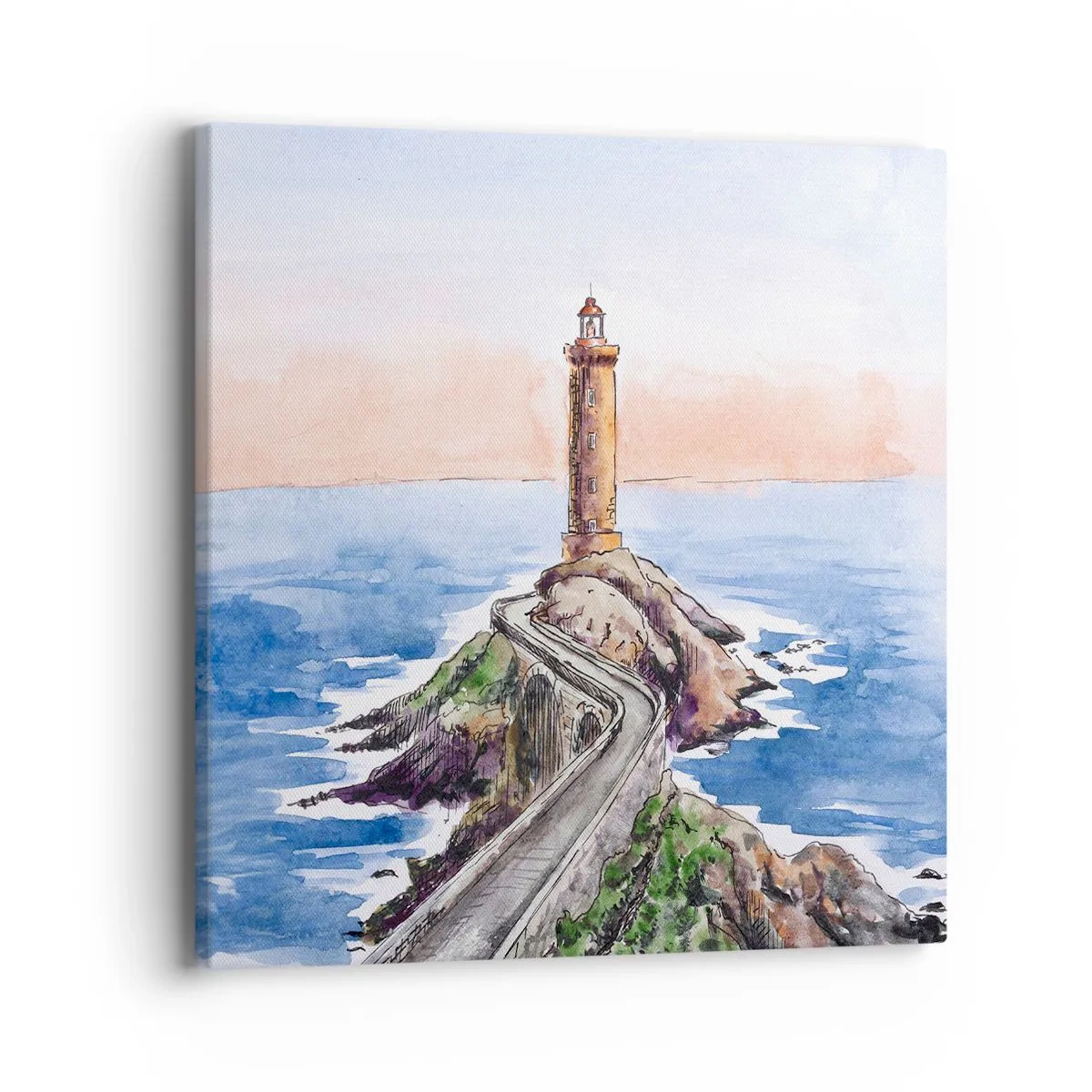 Obraz na plátně - Tváří v tvář moři - 40x40 cm