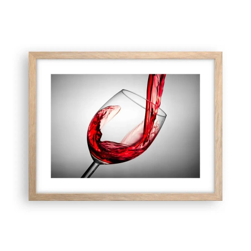 Plakát v rámu světlý dub - Barva - pohyb - zvuk - 40x30 cm