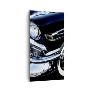 Obraz na plátně - Klasika v stříbrné, černé a bílé - 65x120 cm