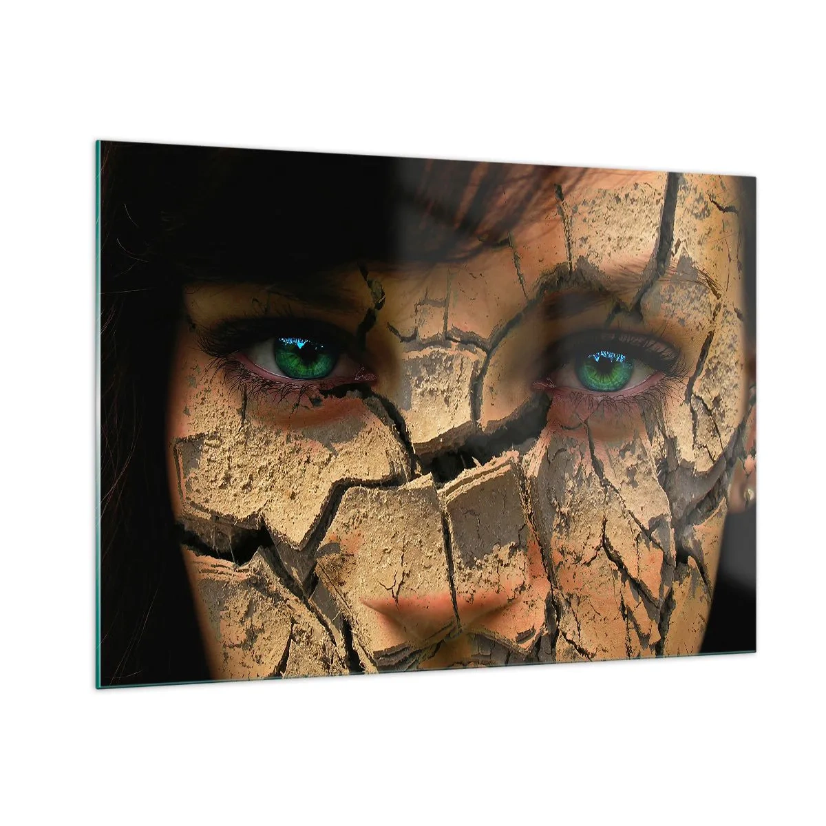 Obraz na skle - Obdiv a hrůza zároveň - 100x70 cm