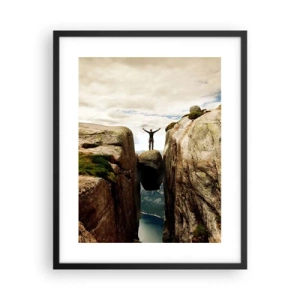 Plakát v černém rámu - Jak se cítím?! - 40x50 cm