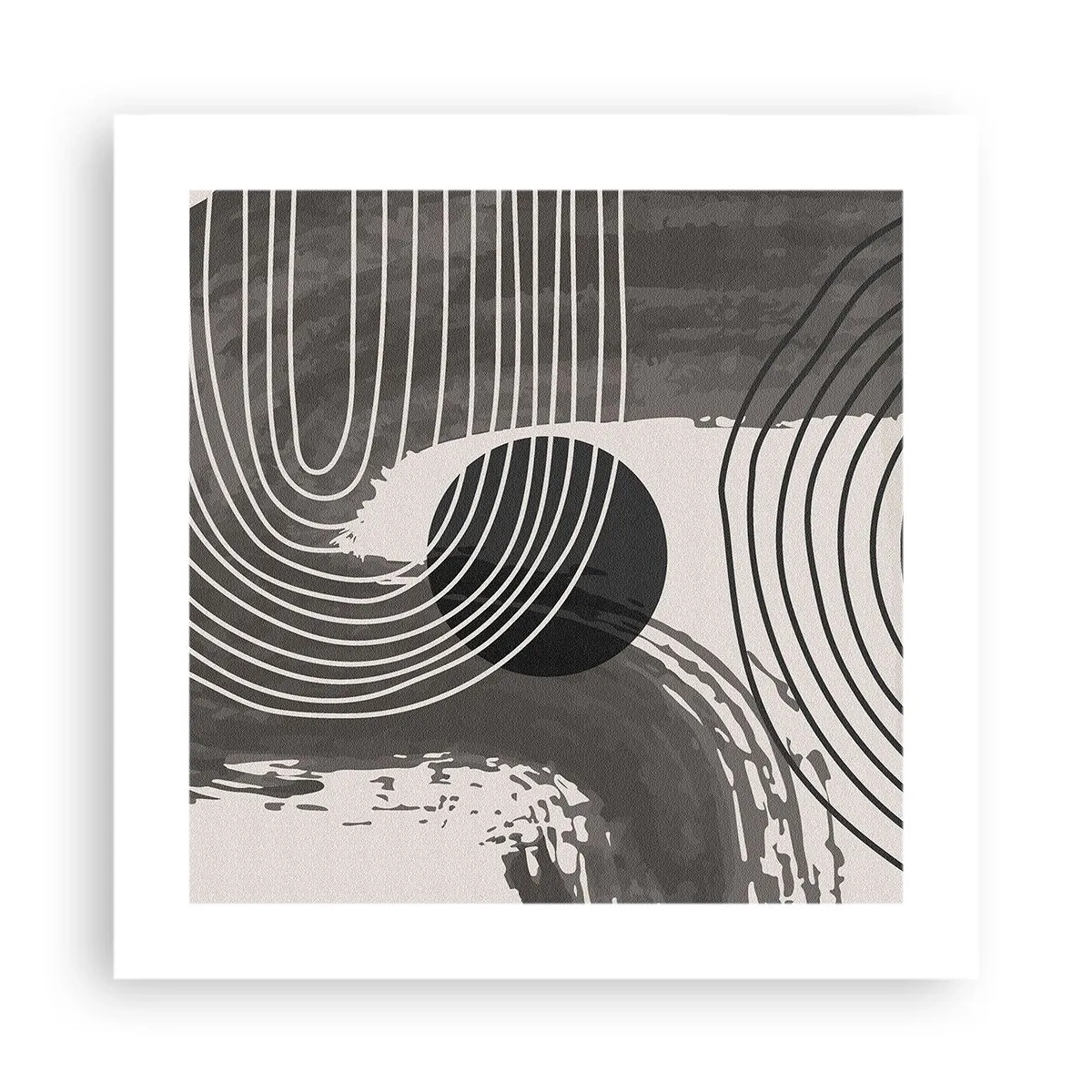 Plakát - Ovál vítězí - 40x40 cm