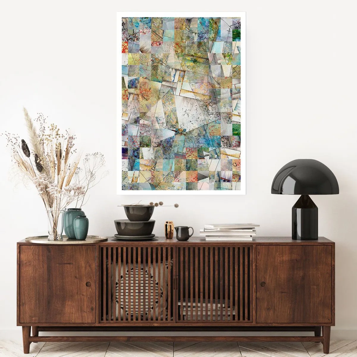 Plakát - Geometrické přeskupení - 50x70 cm