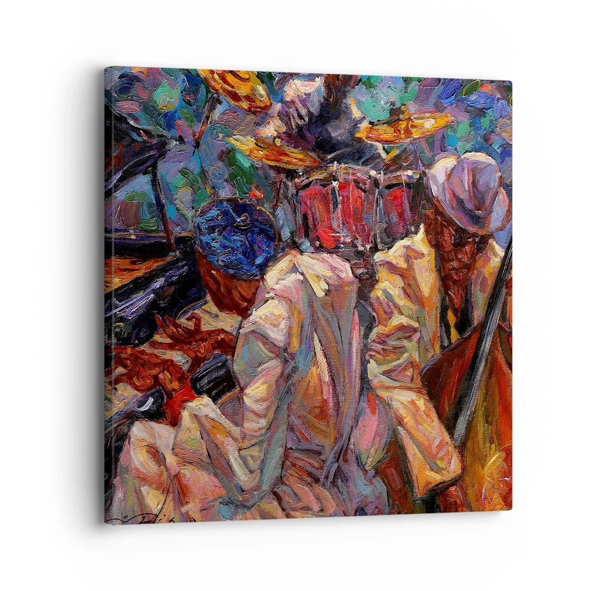 Obraz na plátně - V jednom rytmu - 30x30 cm