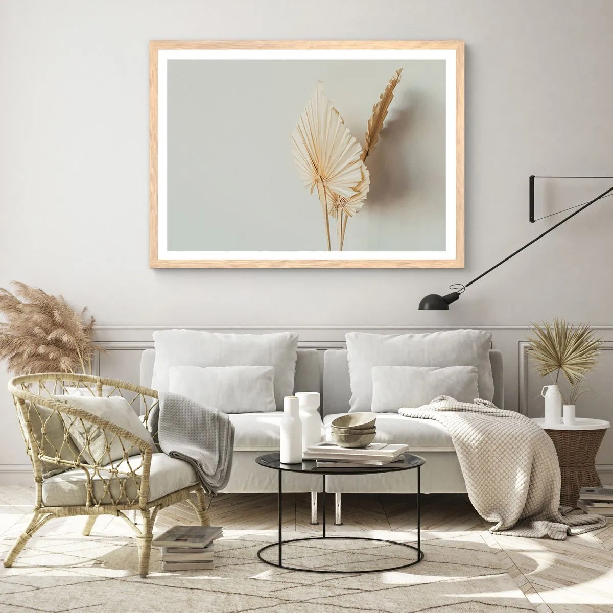 Plakát v rámu světlý dub - Když potřebuješ útěchu - 70x50 cm