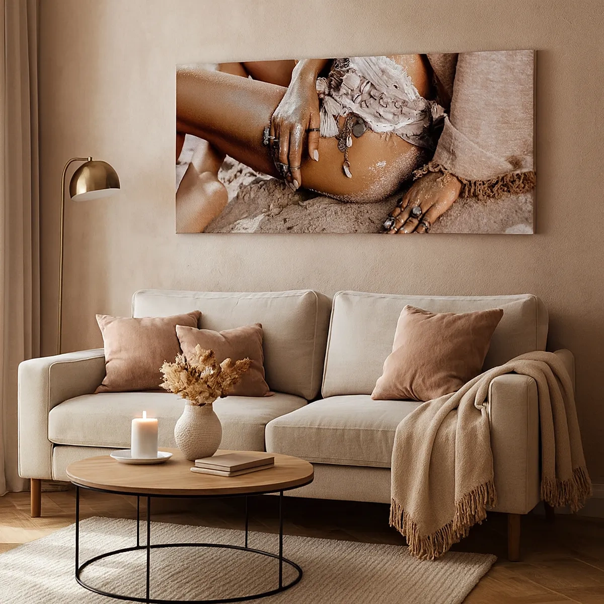 Obraz na plátně - Vyplavena na břeh? - 30x30 cm