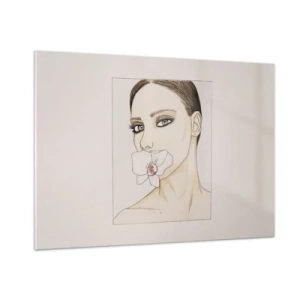 Obraz na skle - Symbol elegance a krásy - 100x70 cm