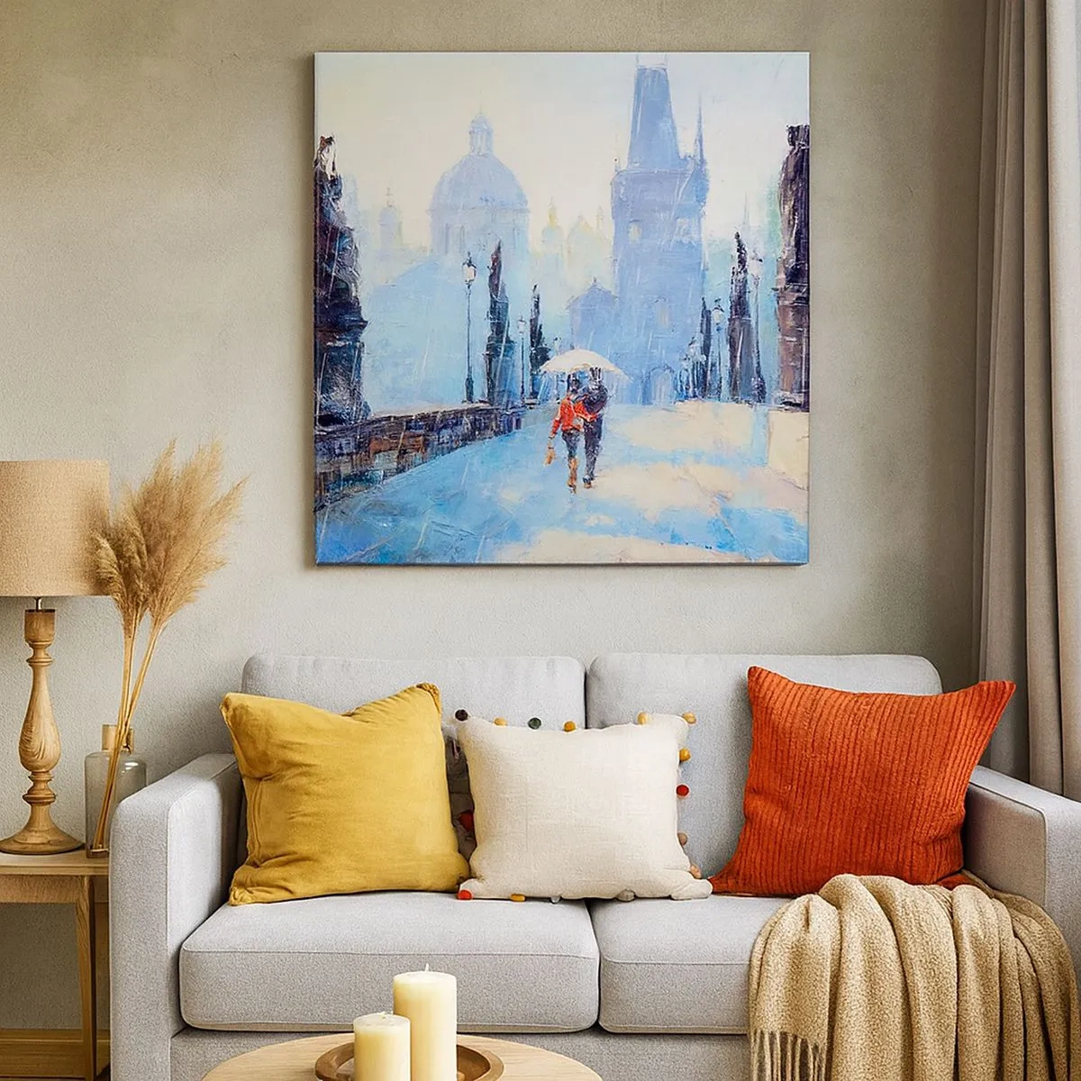 Obraz na plátně - Nás musel okouzlit déšť - 30x30 cm