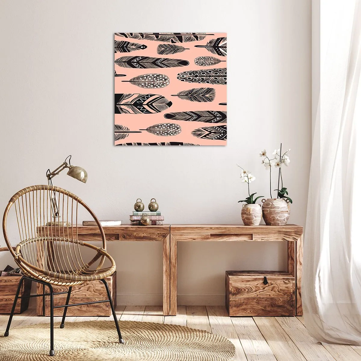 Obraz na plátně - Indiánská kolekce - 60x60 cm