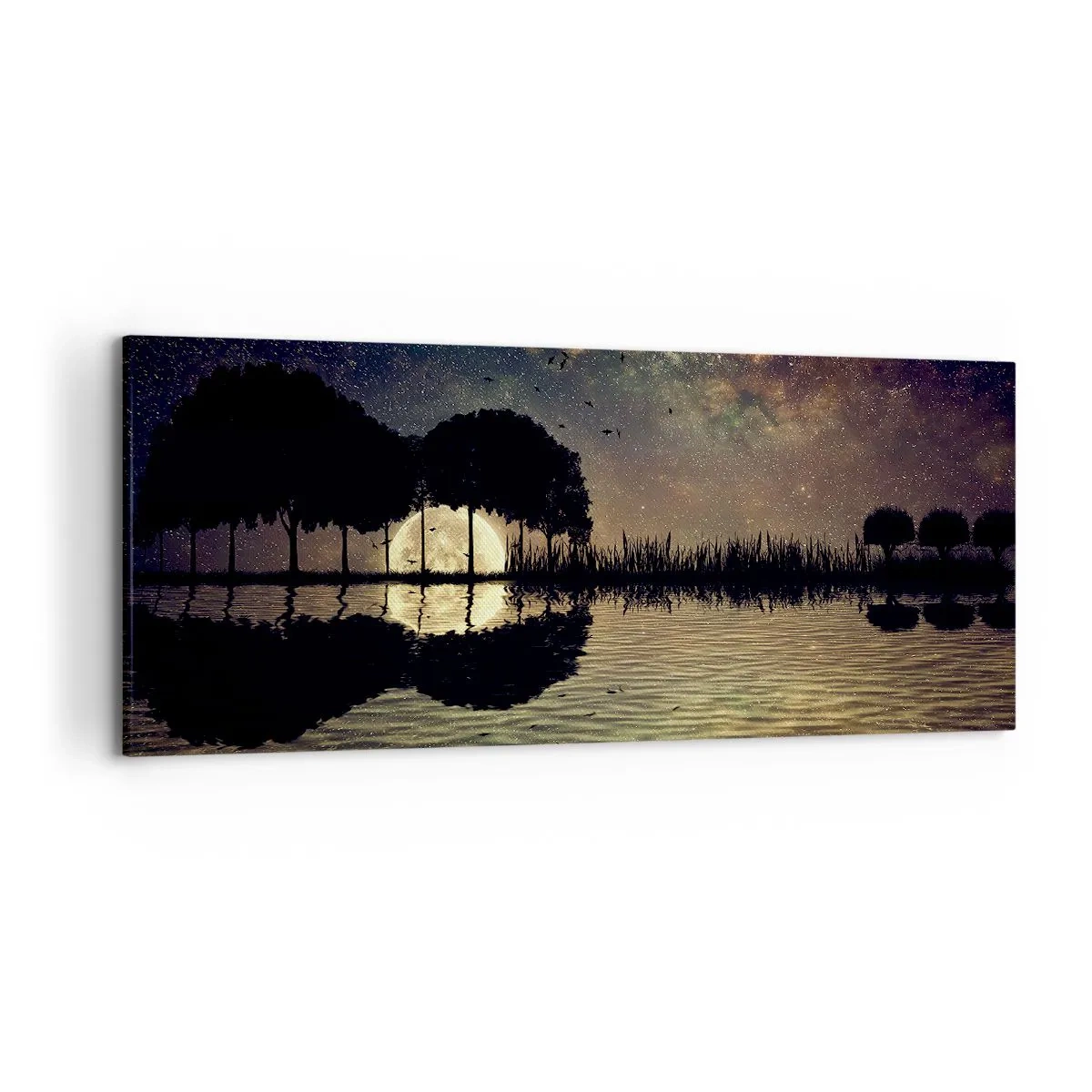 Obraz na plátně - Noc na konci světa - 120x50 cm