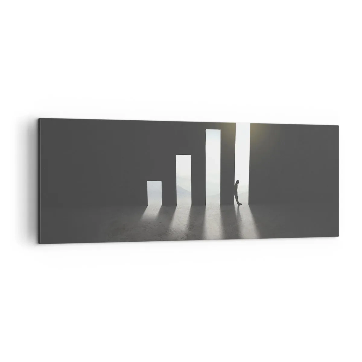 Obraz na plátně - Úspěch – imprese - 140x50 cm