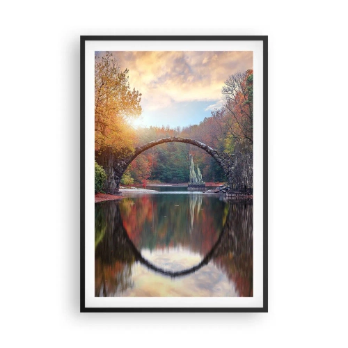 Plakát v černém rámu - Za zrcadlem - 61x91 cm