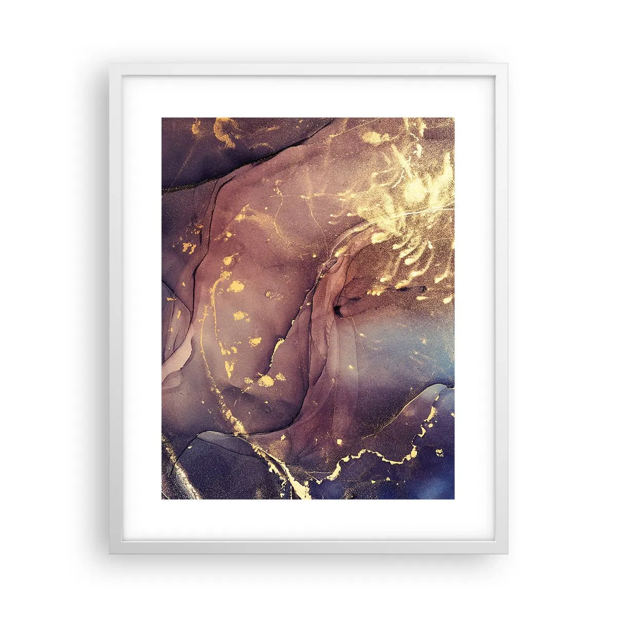 Plakát v bílém rámu - Hmota a duch - 40x50 cm