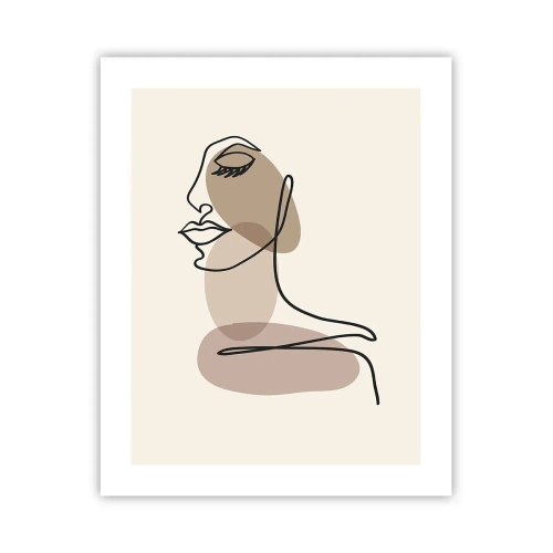 Plakát - Při poslechu samé sebe - 40x50 cm