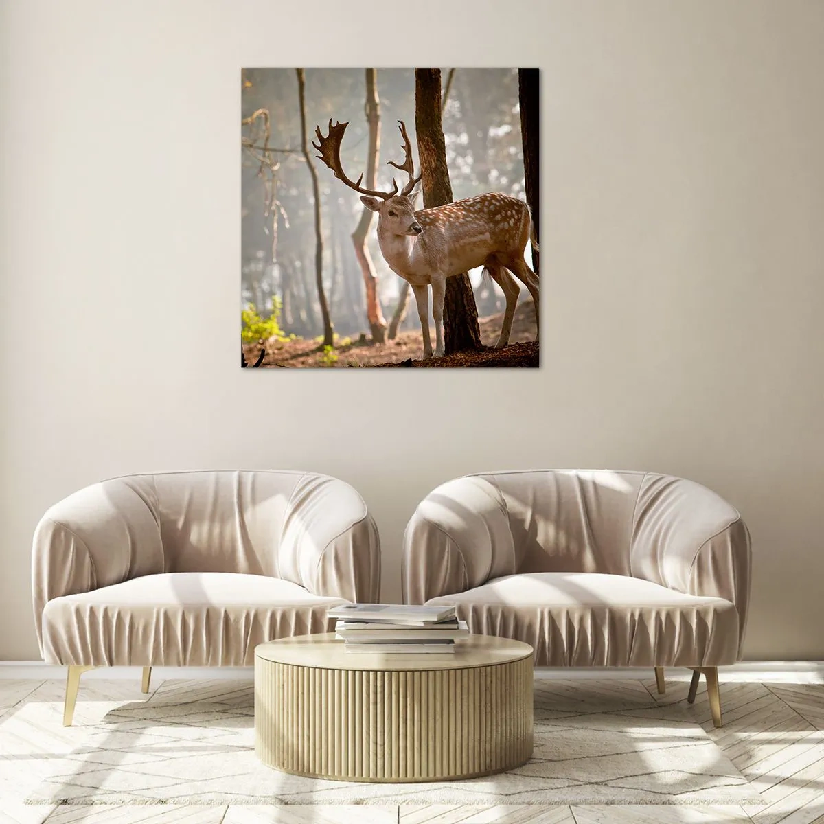 Obraz na skle - Světlo mládí - 40x40 cm