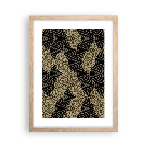 Plakát v rámu světlý dub - Jednota v mnohosti - 30x40 cm