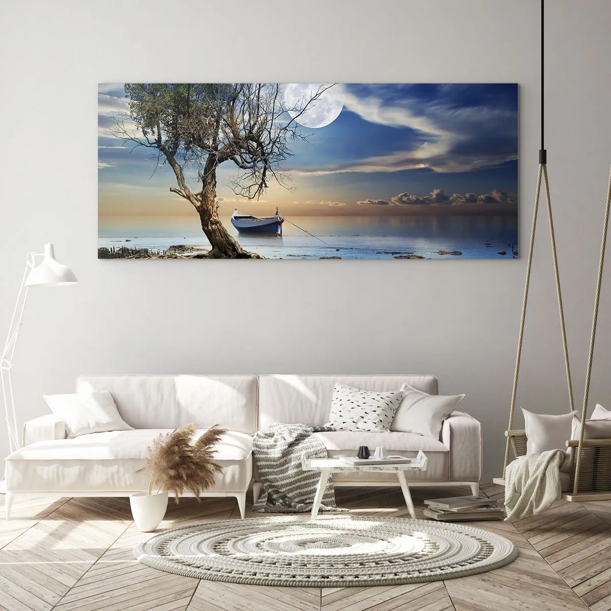 Obraz na skle - Je to konec nebo začátek? - 100x40 cm