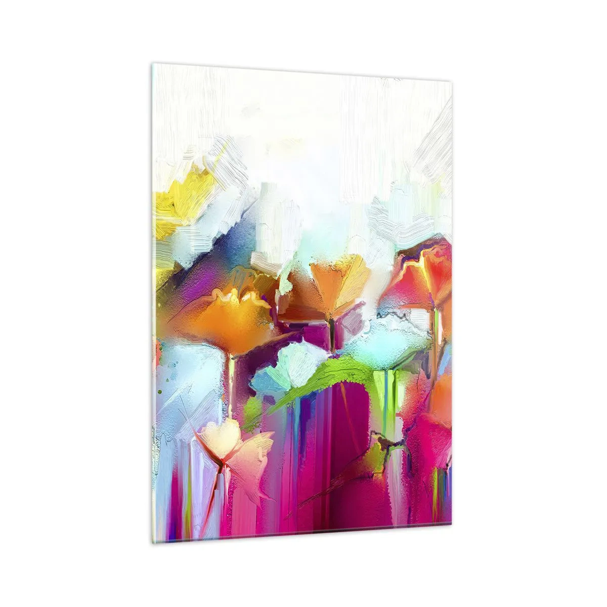 Obraz na skle - Duha rozkvetla - 50x70 cm