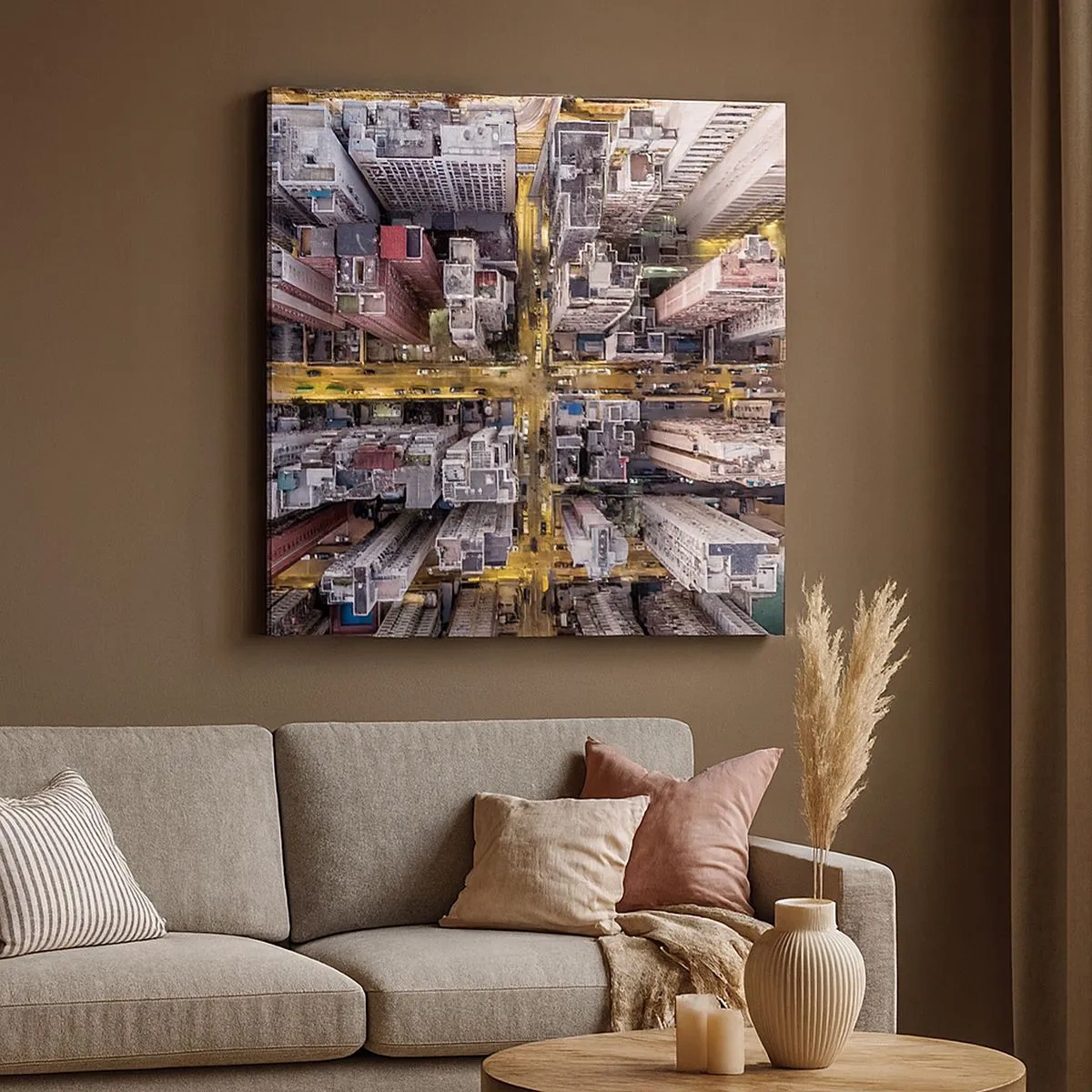 Obraz na plátně - Pozdrav z Hongkongu - 30x30 cm