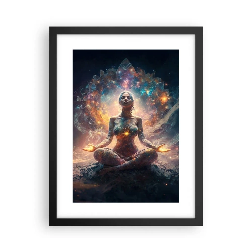 Plakát v černém rámu - Proudění dobré energie - 30x40 cm