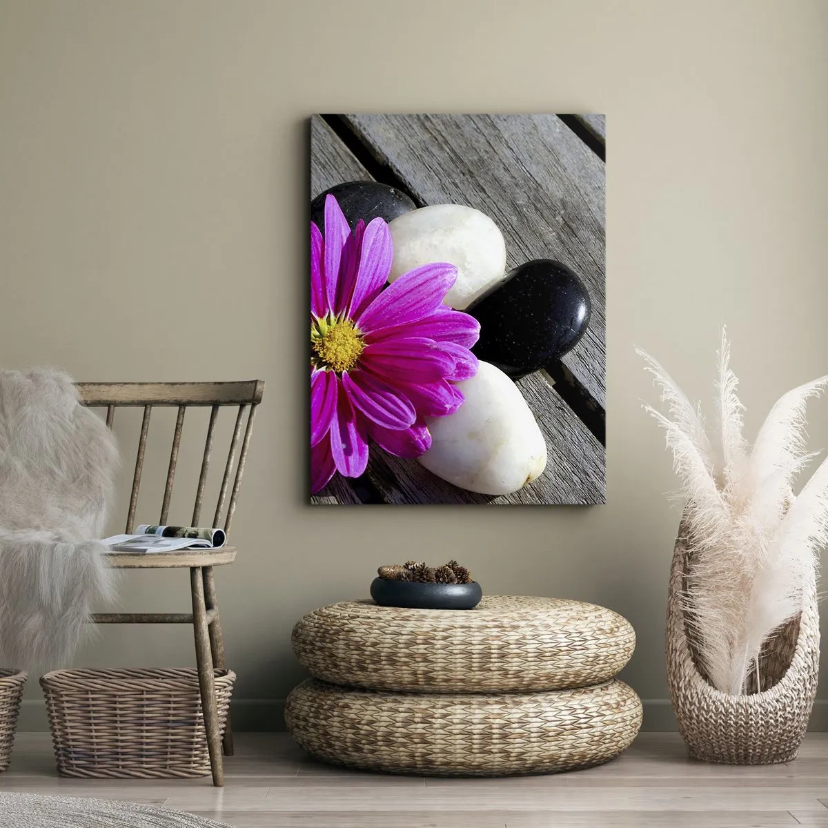 Obraz na plátně - Odpočinek na molu - 55x100 cm